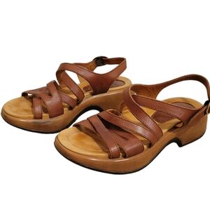 Dansko Brown Leather Sandals